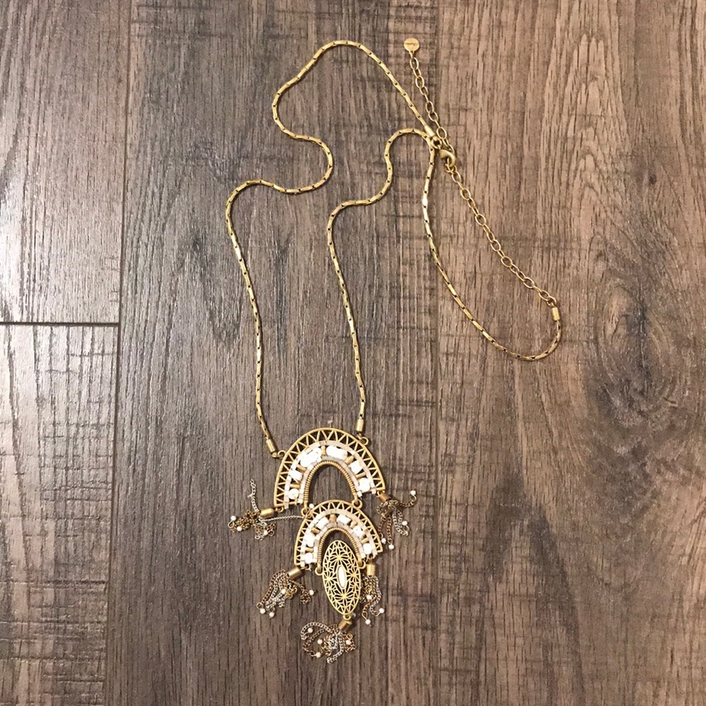 Stella & Dot Gold Long Necklace!